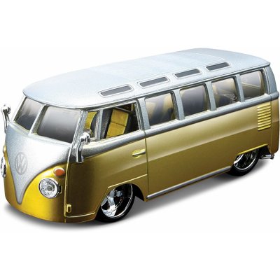 Bburago Plus Volkswagen Van Samba modrá bílá 1:32 – Sleviste.cz