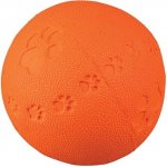 Trixie pískací guma míč s tlapkami 7 cm – Zbozi.Blesk.cz