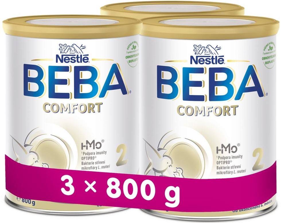 BEBA 2 Comfort 3 x 800 g