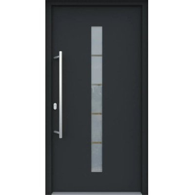 ARON vchodové dveře 3111-1 antracit 100 x 210 cm L – Hledejceny.cz