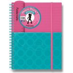 Foldermate Plus A5 spirálový blok s kapsou Růžová 80 listů – Zboží Živě