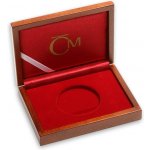 Česká mincovna Dřevěná etue tmavá na průměr 57 mm 40 dukát 150 g – Zboží Mobilmania