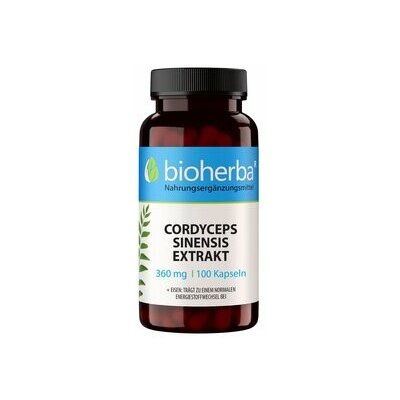 Bioherba Cordyceps extrakt 360 mg 100 kapsúl – Hledejceny.cz