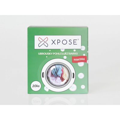 Xpose antibakteriální ubrousky pohlcující barvu 20 ks – Sleviste.cz