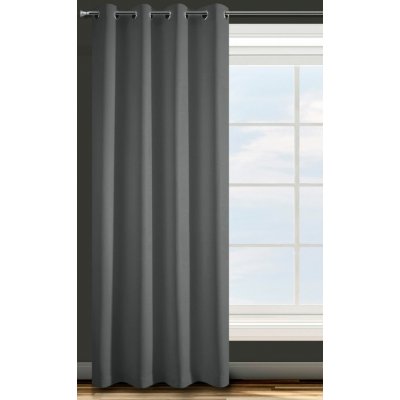 HOTOVÝ ZÁVĚS DESIGN91 ADORE 140X250 CM TMAVĚŠEDÁOVÁ – Hledejceny.cz