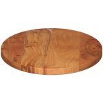 Omaxi 095267 Stolní deska 90 x 40 x 2,5 cm oválná Masivní akáciové dřevo – Sleviste.cz