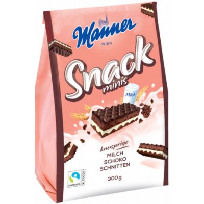 Manner Snack Minis Milk-Chocolate 300 g – Zboží Dáma