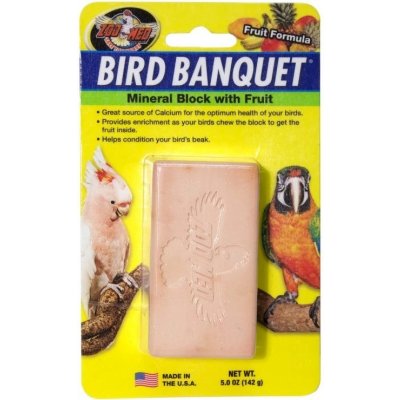 BIRD BANQUET Mineral Block - Fruit Large 142g – Hledejceny.cz