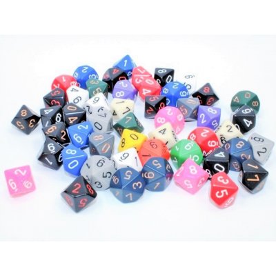 Kostka Chessex Opaque polyhedral D10 dice – Zboží Živě