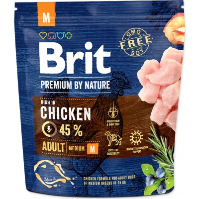 Brit Premium by Nature Adult M 1 kg – Zbozi.Blesk.cz