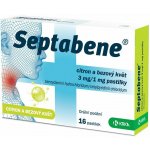 SEPTABENE CITRON A BEZOVÝ KVĚT ORM 3MG/1MG PAS 16 – Hledejceny.cz
