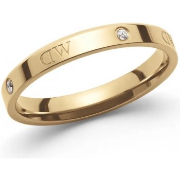 Daniel Wellington pozlacený prsten s krystaly Classic Lumine DW0040028