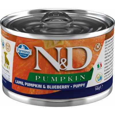 N&D Pumpkin Puppy Lamb & Blueberry Mini 140 g – Zboží Mobilmania