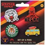 Cinereplicas Sada odznaků 4. série Stranger Things – Zboží Dáma