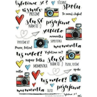 HuráPapír Samolepky A5 - Fotoaparát č.3 – Hledejceny.cz