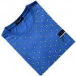 C-lemon AH0 pánská bavlněná noční košile kr.rukáv sv.modrá – Zboží Mobilmania