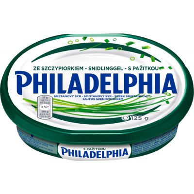 Philadelphia Pažitka 125 g – Hledejceny.cz