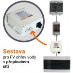 SolarEco solární set pro ohřev vody s přepínačem sítí MPPT DZD1.x Mini AC 2,5kW