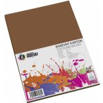 Barevný papír A4 180g 50 listů hnědý – Sleviste.cz
