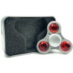 Stříbrný fidget spinner HQ červený diamant – Zboží Dáma