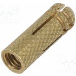 FISCHER 26425 Plastic anchor; without screw; M5x20; brass; 100pcs; 7mm – Hledejceny.cz