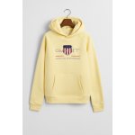 Gant Archive Shield Hoodie Dusty Light Yellow – Hledejceny.cz