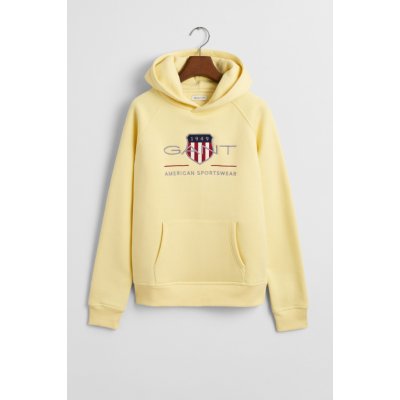 Gant Archive Shield Hoodie Dusty Light Yellow – Hledejceny.cz