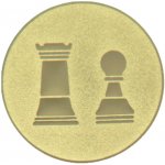 Emblém šachy zlato 50 mm – Hledejceny.cz