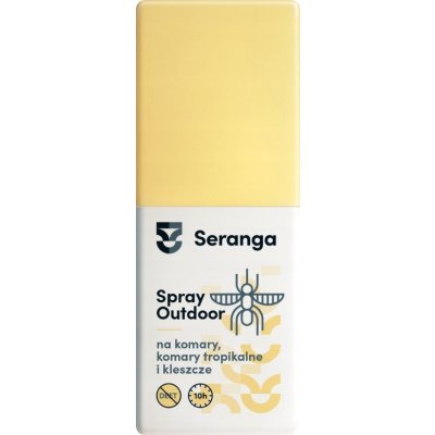 Seranga spray na komáry a klíšťata Outdoor 20% Icaridin 10 hodin ochrany 100 ml – Zboží Mobilmania