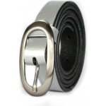 Dámský kožený pásek DM-1 5-21-57 stříbrný – Zboží Dáma