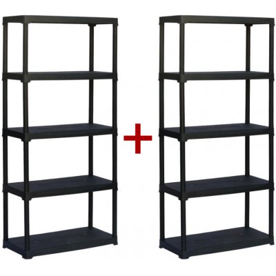 Artplast Regál Tempo 1760 x 800 x 400 mm 5 polic – Zboží Dáma