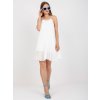 Dámské šaty Italy Moda plisované šaty dhj-sk-0010.35-white Bílé