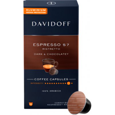 Davidoff Espresso 57 Ristretto 55 g – Zboží Mobilmania