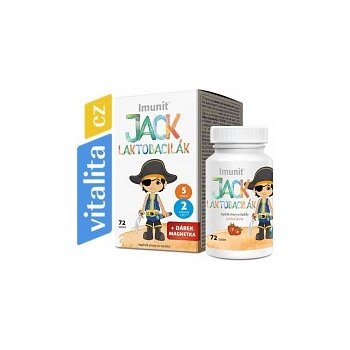 Jack Laktobacilák 5 probiotických kmenů 72 tablet