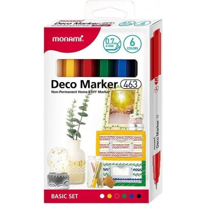 Monami Deco Marker 463 basic – Zboží Mobilmania