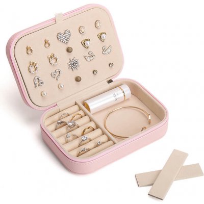 Bezdoteku šperkovnice Thelma růžová – Zboží Mobilmania