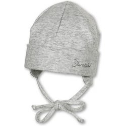 Sterntaler Dětská čepice Beanie stříbrná