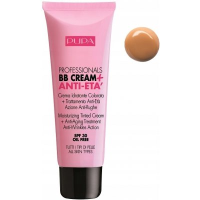Pupa Milano, Profesionální BB krém + Anti-Eta SPF30 proti stárnutí BB krém 001 Nude 50 ml – Hledejceny.cz