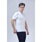 Bavlněné tričko pánské bílé – Zboží Mobilmania