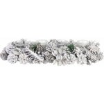 MagicHome Vianoce Ikebana MagicHome Vánoce, adventní, bílá, 50x16x9 cm – Hledejceny.cz