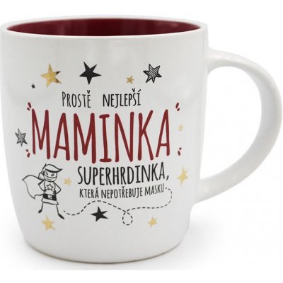 Nekupto Dárkový hrnek Nejlepší maminka superhrdinka 300 ml