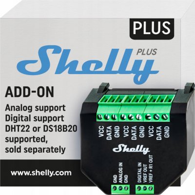 Shelly Plus Add-On SHELLY-PLUS-ADDON – Zbozi.Blesk.cz