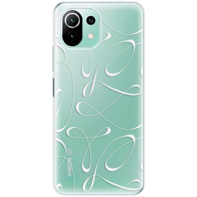 Pouzdro iSaprio - Fancy - white Xiaomi Mi 11 Lite / Xiaomi 11 Lite 5G NE – Zbozi.Blesk.cz