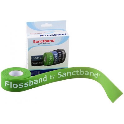 Sanctband Floss Band - limetkově zelená (nízká odolnost) 2,5 cm x 2 m – Zboží Dáma