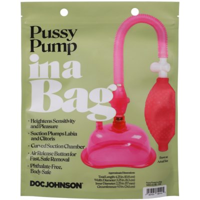 Doc Johnson in a Bag Pussy Pump Pink – Zboží Mobilmania