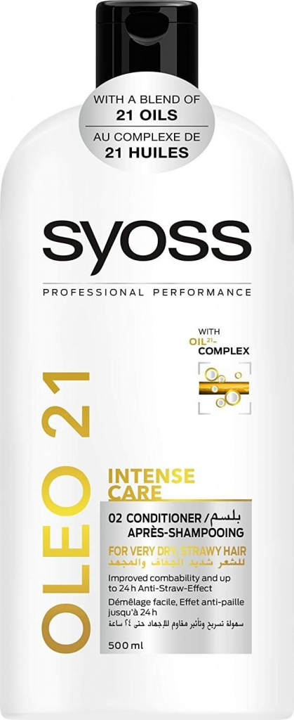 Syoss Oleo Intense Thermo Care Conditioner 500 ml od 86 Kč - Heureka.cz
