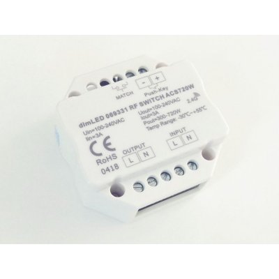 T-LED Spínač dimLED RF ACS720W – Zboží Živě