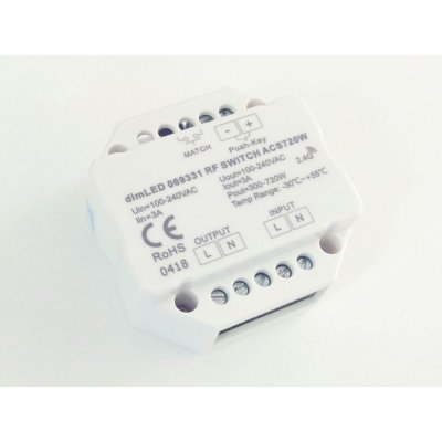 T-LED Spínač dimLED RF ACS720W – Zbozi.Blesk.cz