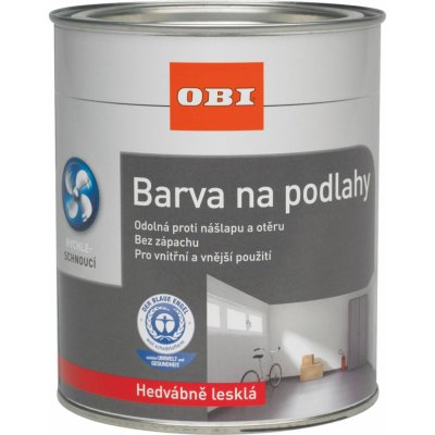 OBI Nátěr na podlahy hedvábně lesklý betonově šedá 2,5 l – HobbyKompas.cz