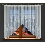 Dekorační žakárová záclona s řasící páskou PAOLA 170 bílá 300x170 cm MyBestHome – Zboží Mobilmania